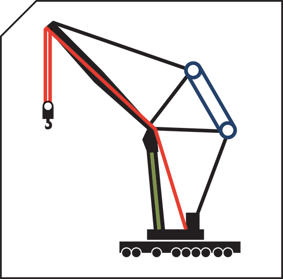 LATTICE BOOM MOBILE CRANE