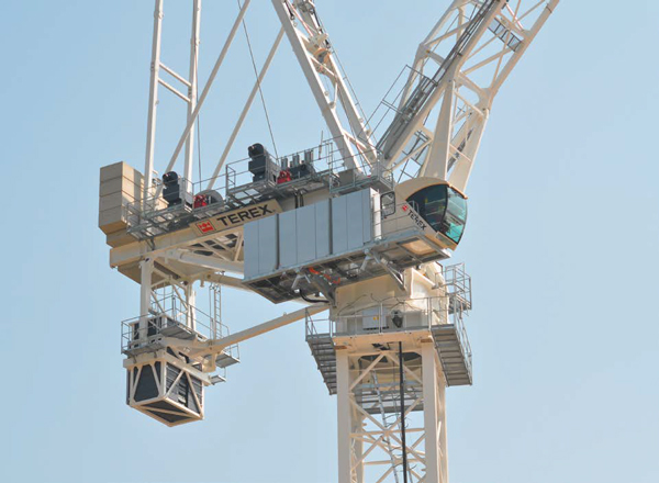 CASAR Hochleistungsseile in neuem Terex Turmdrehkran